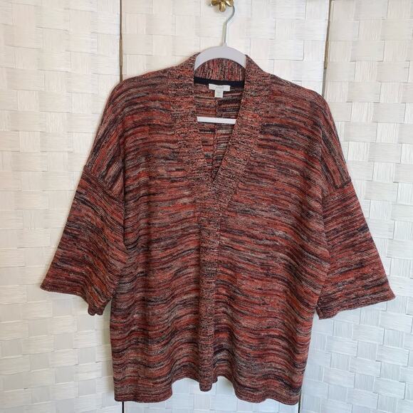 Pure Jill J Jill Drapey Kimono Wide Sleeve Sweater Womens Size Small Petite - Picture 3 of 11